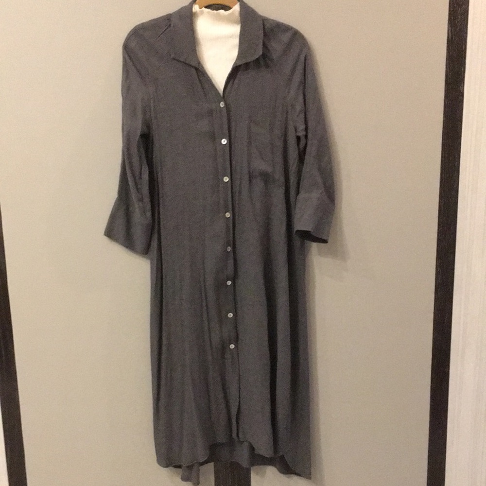Zara  grey shirtdress